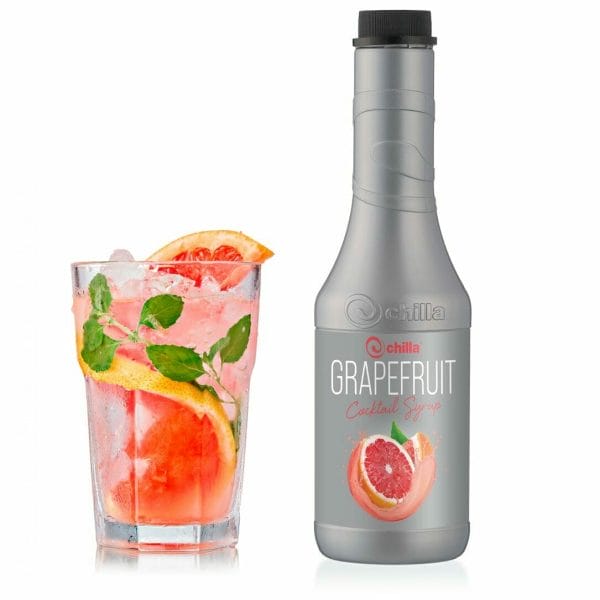 chilla cocktail syrup grapefruit