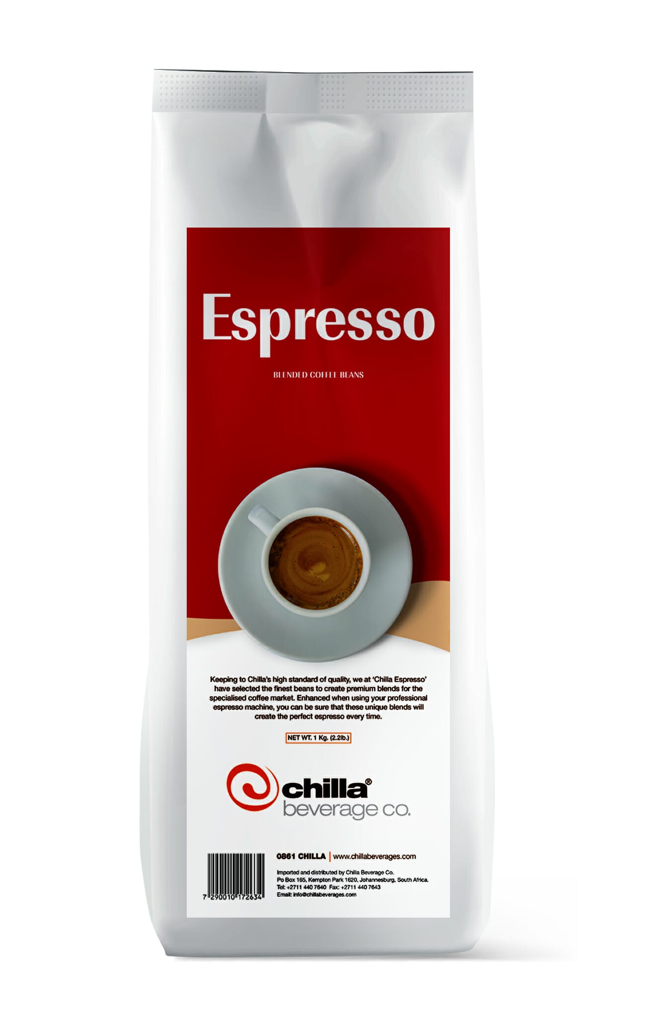 Chilla Espresso Beans 1kg